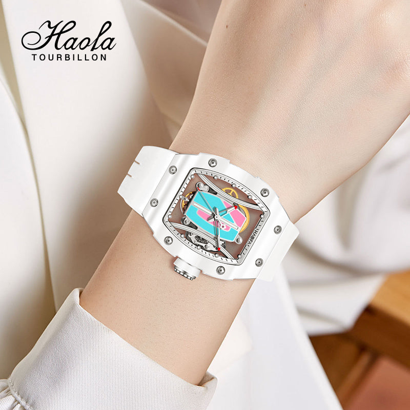 HAOFA Ceramics Bezel Middle Size Model 1991 Automatic Watch