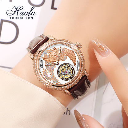 Haofa Luxury Couple Tourbillon Watches Men And Women