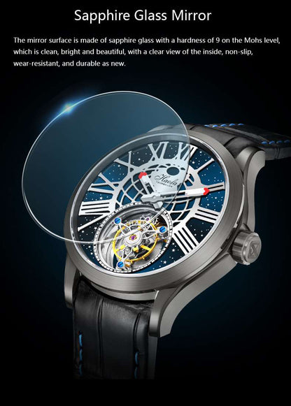 Haofa Skeleton Tourbillon Movement Watch 1089