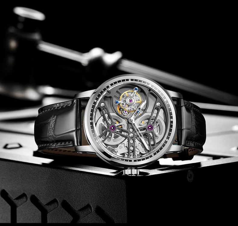 Haofa Tourbillon 1940 double spring drive watch