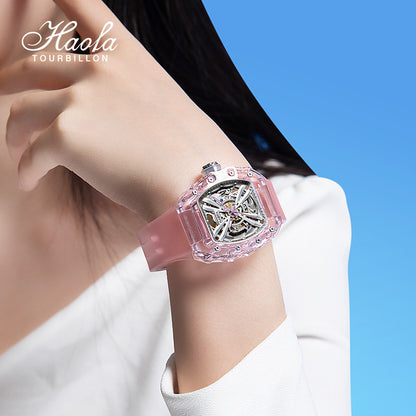 HAOFA Lady K9 Color Crystal Automatic Watch Model 2302