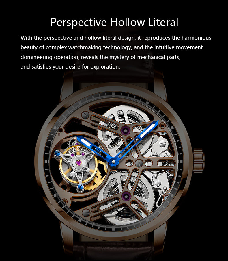 Haofa Tourbillon 1940 double spring drive watch