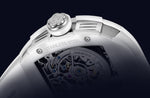 HAOFA Ceramics Bezel Automatic Tourbillon 1901-2 Double Spring Watch Free-sprung Balance