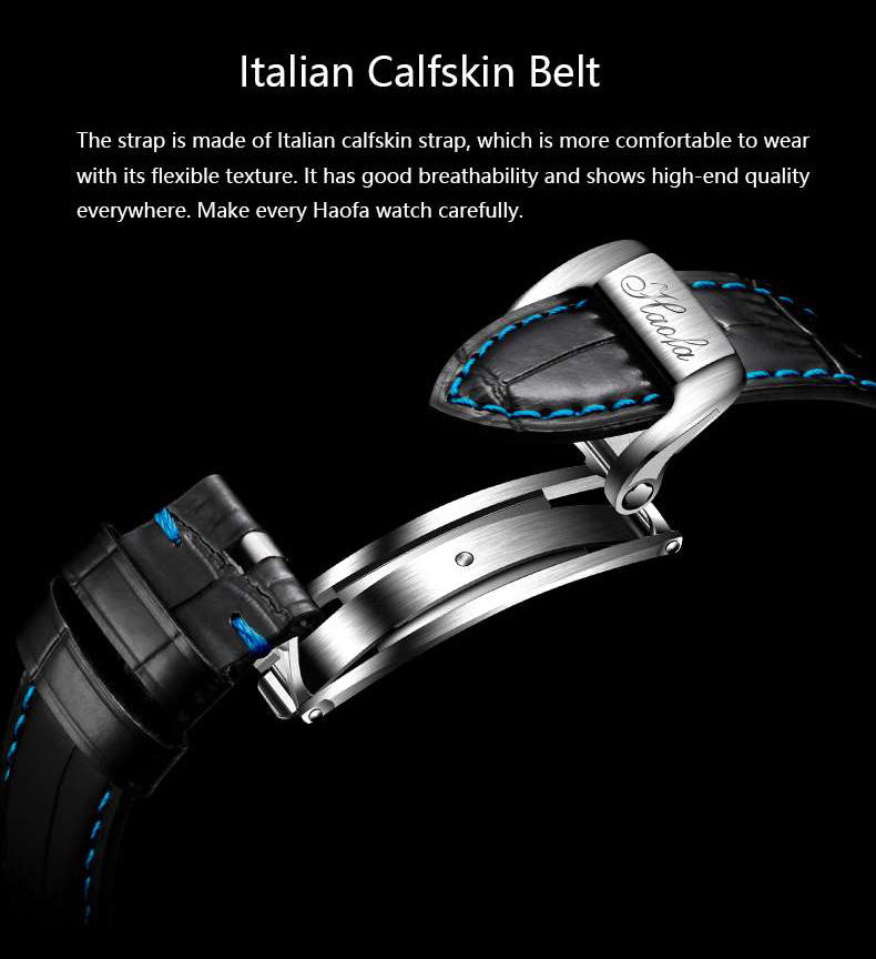 Haofa Skeleton Tourbillon Movement Watch 1089