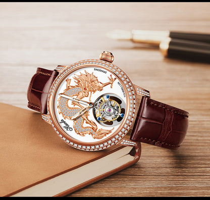 Haofa Luxury Couple Tourbillon Watches Men And Women