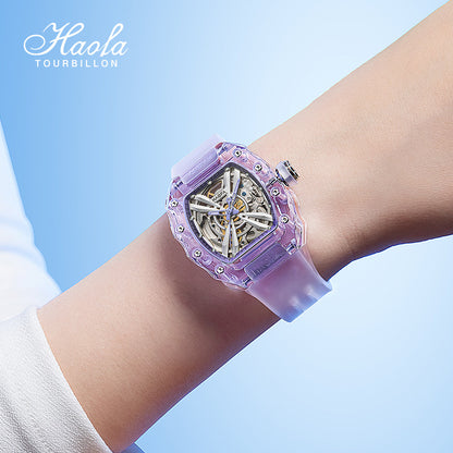 HAOFA Lady K9 Color Crystal Automatic Watch Model 2302