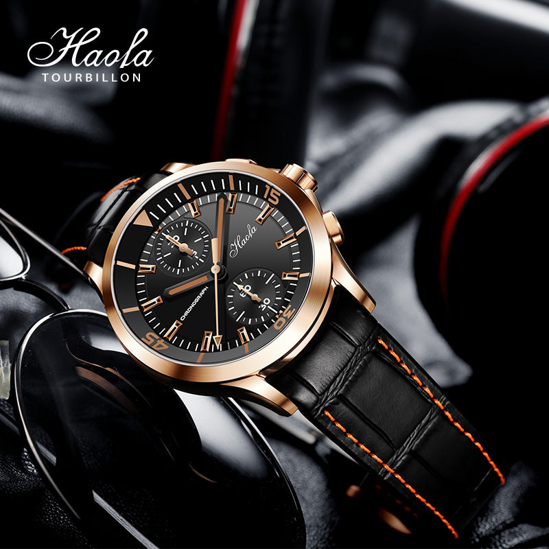 Haofa Automatic Mechanical Chronograph Watch 1600