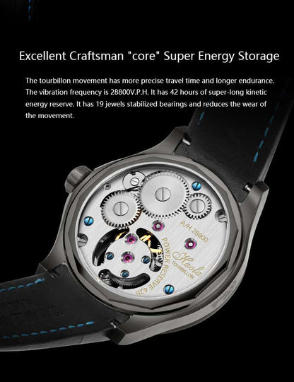 Haofa Skeleton Tourbillon Movement Watch 1089