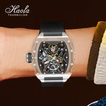 HAOFA All K9 Crystal Automatic Mechanical Watches Model 2202