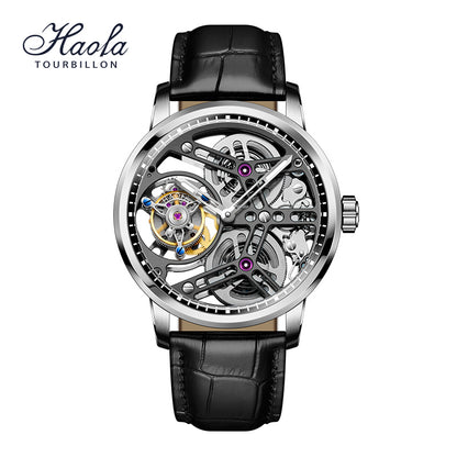 Haofa Tourbillon 1940 double spring drive watch