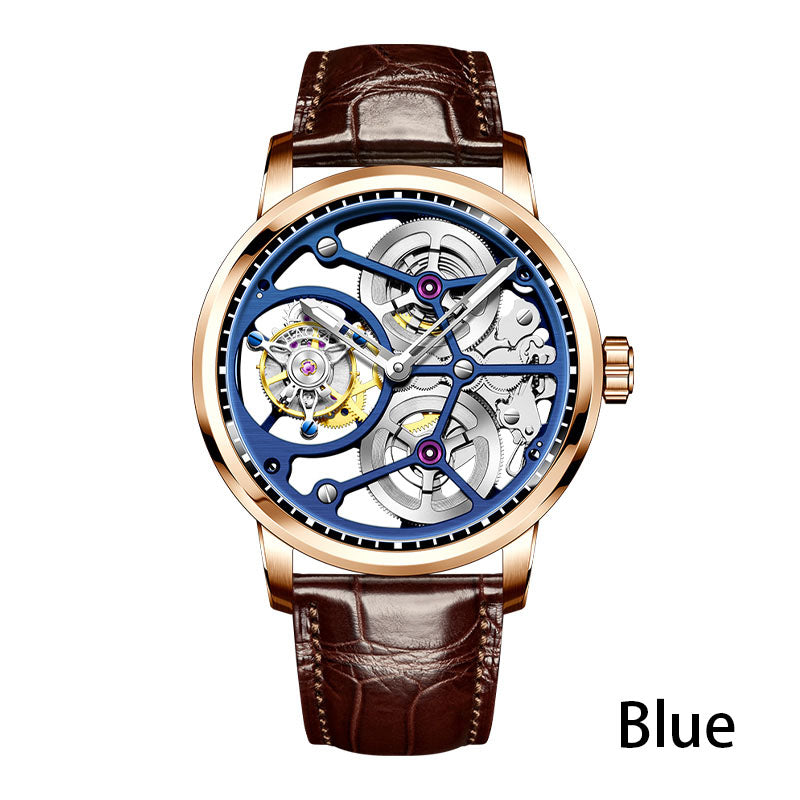 HAOFA Sapphire Middle Case Double Barrel Tourbillon Watch 1945