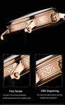 Haofa 1601 Skeleton GMT CNC Engraving Tourbillon 28800