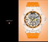 HAOFA Crystal Case Automatic Watch 2106