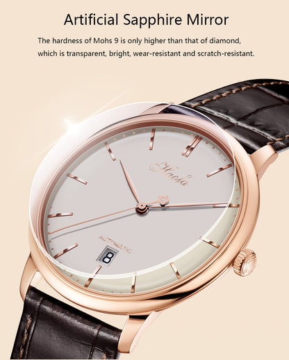 Haofa Automatic Movement Ultra-thin Calendar Watch 1606