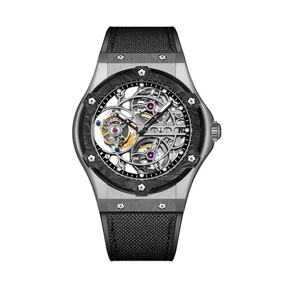 Haofa Tourbillon 1918 Carbon fiber bezel Titanium alloy case