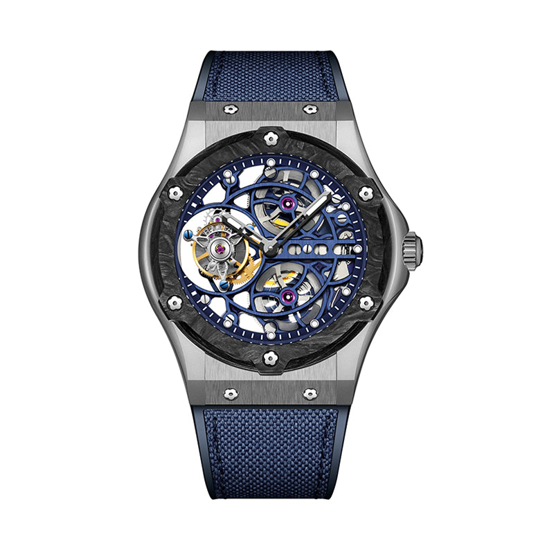 Haofa Tourbillon 1918 Carbon fiber bezel Titanium alloy case