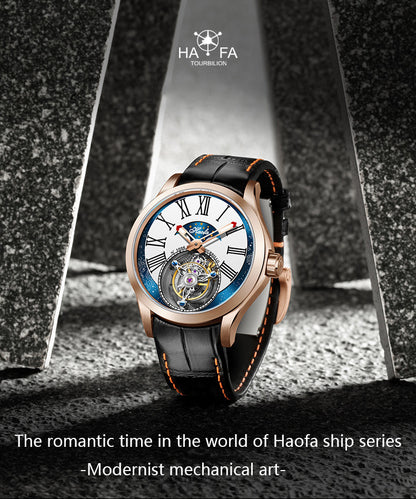 HAOFA Starry Night Sky Literally Dial Tourbillon Watch 1086