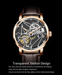 Haofa Luxury Skeleton 7 clock Tourbillon watch 1925B