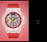 HAOFA Crystal Case Automatic Watch 2106