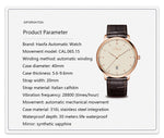 Haofa Automatic Movement Ultra-thin Calendar Watch 1606