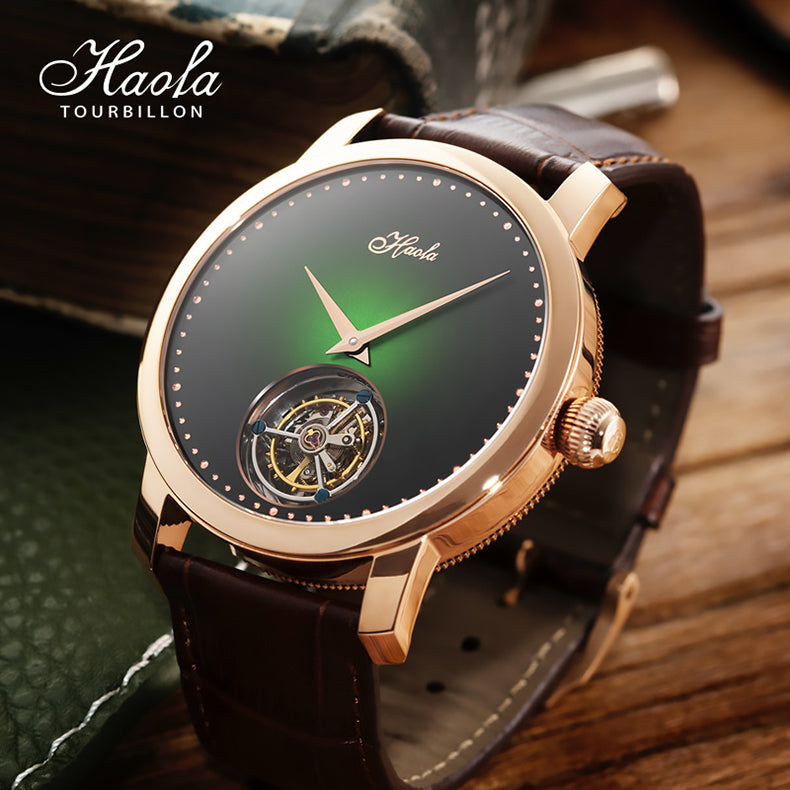 Haofa Seagull Movement ST8230 Tourbillon Gradient Watch 1027