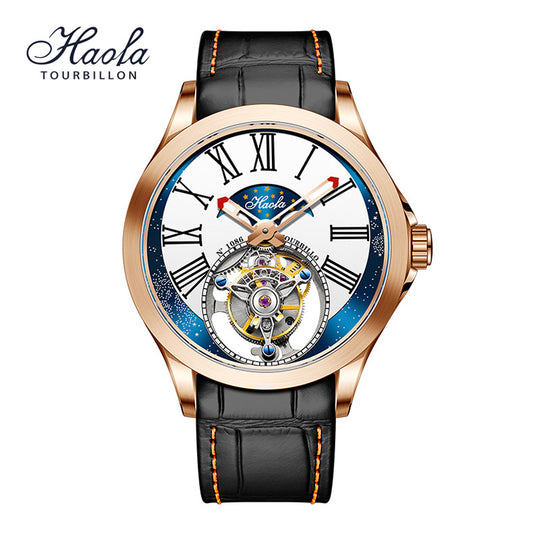 HAOFA Starry Night Sky Literally Dial Tourbillon Watch 1086