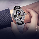 Haofa Luxury GMT Sapphire Tourbillon Watch Day And Night 1036-1