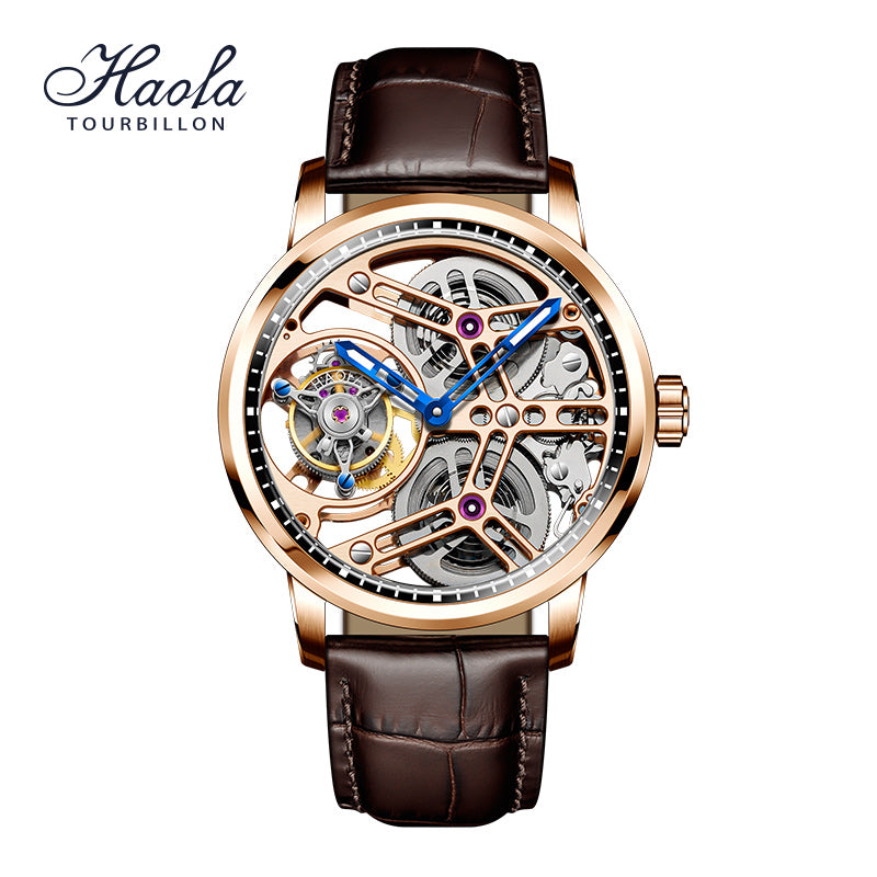 Haofa Tourbillon 1940 double spring drive watch